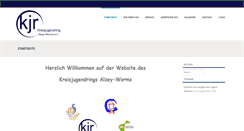 Desktop Screenshot of kreisjugendring-alzey-worms.de